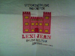 Cross stitch square for Lexi-Jean T's quilt