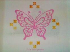 Cross stitch square for Paige's quilt