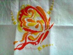 Cross stitch square for Paige's quilt