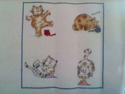 Cross stitch square for Abbie W's quilt