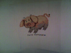 Cross stitch square for Arthur W's quilt
