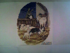 Cross stitch square for Arthur W's quilt