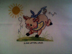 Cross stitch square for Arthur W's quilt