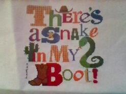 Cross stitch square for Zachary P's quilt