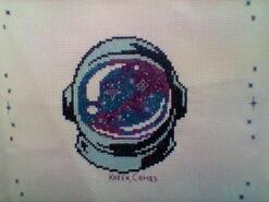 Cross stitch square for Louie M's quilt