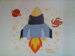 Cross stitch square for Kerim P's quilt
