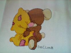 Cross stitch square for Katielou O's quilt