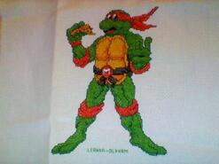 Cross stitch square for Theo S's quilt