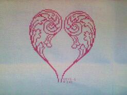 Cross stitch square for Kaydee W's quilt