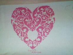 Cross stitch square for Kaydee W's quilt