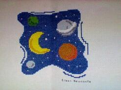 Cross stitch square for Amy-Rose's quilt