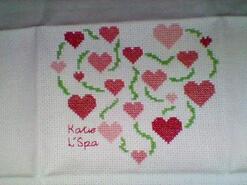 Cross stitch square for Scarlett H's quilt