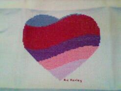 Cross stitch square for Margaret B's quilt