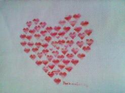 Cross stitch square for Margaret B's quilt