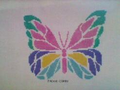 Cross stitch square for Tiffany D's quilt