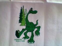 Cross stitch square for Jacob S's quilt