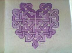 Cross stitch square for Akira K's quilt