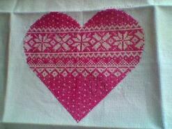 Cross stitch square for Akira K's quilt