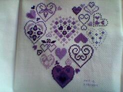 Cross stitch square for Savannah's quilt