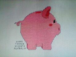 Cross stitch square for Elijah-Jayce's quilt