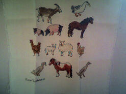 Cross stitch square for Eleanor N's quilt