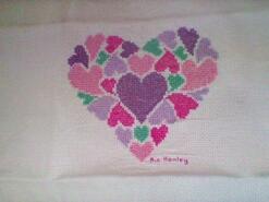Cross stitch square for Margaret B's quilt