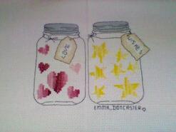 Cross stitch square for Phoebe C's quilt
