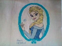 Cross stitch square for Zainab F's quilt
