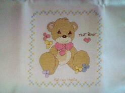 Cross stitch square for Bonnie-Rose's quilt