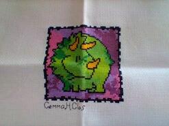 Cross stitch square for Grayson's quilt