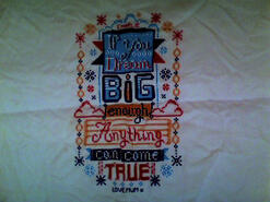 Cross stitch square for Charlie A's quilt