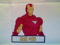 Cross stitch square for Kian S's quilt