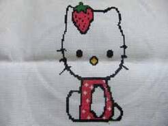 Cross stitch square for Grace K's quilt