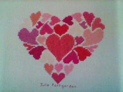 Cross stitch square for Phoebe C's quilt