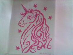 Cross stitch square for Ella-Rose E's quilt
