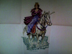 Cross stitch square for Cait D's quilt