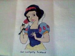 Cross stitch square for Willow G's quilt