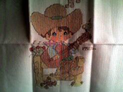 Cross stitch square for Jaiden J's quilt