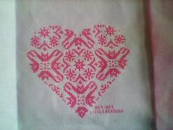 Cross stitch square for Phoebe C's quilt