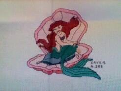 Cross stitch square for A's quilt