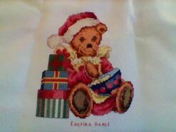 Cross stitch square for Molly Mae's quilt