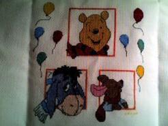 Cross stitch square for Junaid B's quilt