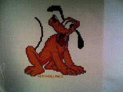 Cross stitch square for Junaid B's quilt