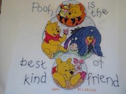 Cross stitch square for Emergency Quilt: Disney's quilt