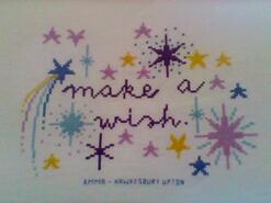 Cross stitch square for Leila-Beau's quilt