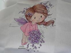Cross stitch square for Mya H's quilt