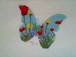 Cross stitch square for Tiffany D's quilt