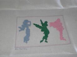 Cross stitch square for Mya H's quilt