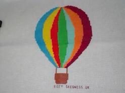 Cross stitch square for Sebastian's quilt