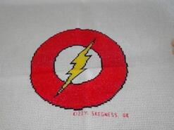Cross stitch square for Alfie P's quilt